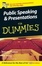 Cover of Public Speaking and Presentations for Dummies