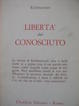 Cover of Libertà dal conosciuto