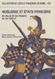 Cover of Noblesse et États princiers en Italie et en France au XVe siècle