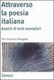 Cover of Attraverso la poesia italiana. Analisi di testi esemplari