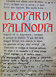 Cover of Palinodia