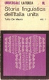 Cover of Storia linguistica dell'Italia unita - vol. I