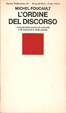 Cover of L'ordine del discorso