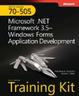 Cover of MCTS Self-Paced Training Kit (Exam 70-505): Microsoft® .NET Framework 3.5 Windows® Forms Application Development