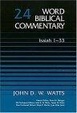 Cover of Word Biblical Commentary Vol. 24, Isaiah 1-33