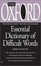 Cover of 'The Oxford Essential Dictionary of Difficult Words'