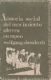 Cover of Historia social del movimiento obrero europeo