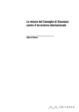 Cover of Le misure del consiglio di sicurezza contro il terrorismo internazionale