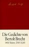 Cover of Die Gedichte