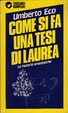 Cover of Come si fa una tesi di laurea