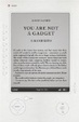 Cover of You Are Not A Gadget