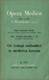 Cover of Gli isotopi radioattivi in medicina interna