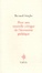 Cover of Pour une nouvelle critique de l'économie politique