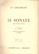 Cover of 31 Sonate per forte-piano