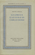 Cover of La lingua e lo stile di Carlo Dossi