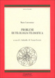 Cover of Problemi di filologia filosofica