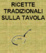 Cover of Ricette tradizionali sulla tavola