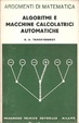 Cover of Algoritmi e macchine calcolatrici automatiche