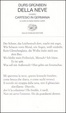 Cover of Della neve ovvero Cartesio in Germania