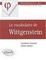 Cover of 'Le vocabulaire de wittgenstein'