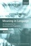 Cover of "Meaning in Language"