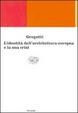 Cover of Identità e crisi dell'architettura europea