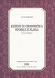 Cover of Lezioni di grammatica storica italiana