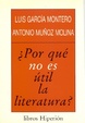 Cover of ¿Por qué no es útil la literatura?