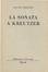 Cover of La sonata a Kreutzer