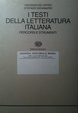 Cover of I testi della letteratura italiana. Percorsi e strumenti. Per le Scuole superiori