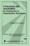 Typologies and Taxonomies : An Introduction to Classification Techniques (Quantitative Applications in the Social Sciences)