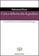 Cover of Critica della facoltà di giudizio