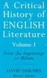 Cover of A Critical History of English Literature