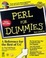 Cover of Perl for Dummies