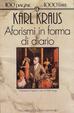 Cover of Aforismi in forma di diario