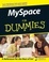 Cover of "MySpace For Dummies"