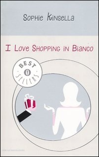 Immagine di I love shopping in bianco