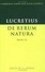 Cover of "Lucretius"