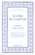 Cover of La politica come servizio