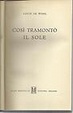 Cover of Così tramontò il sole