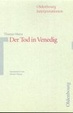 Cover of Thomas Mann, Der Tod in Venedig