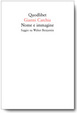 Cover of Nome e immagine. Saggio su Walter Benjamin