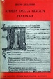 Cover of Storia della lingua italiana