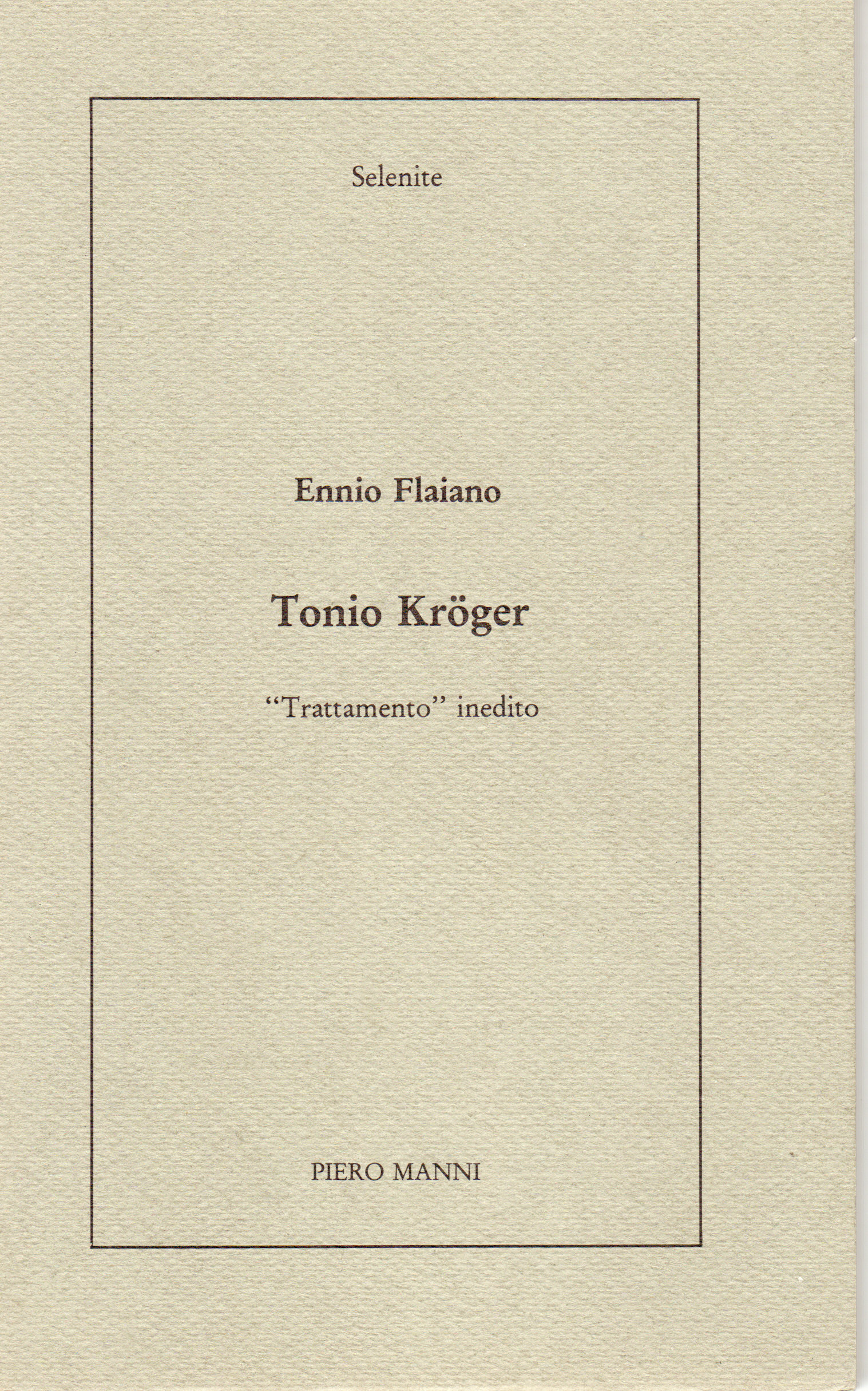 Image of Tonio Kröger