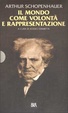 Cover of Il mondo come volontà e rappresentazione