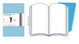 Cover of Moleskine Plain Volant Notebook Sky Blue Pocket