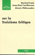 Cover of Sur la troisième critique