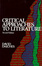 Cover of Critical approaches to literature