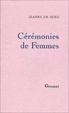 Cover of Cérémonies de femmes