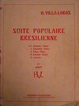 Cover of Suite populaire brésilienne pour guitar